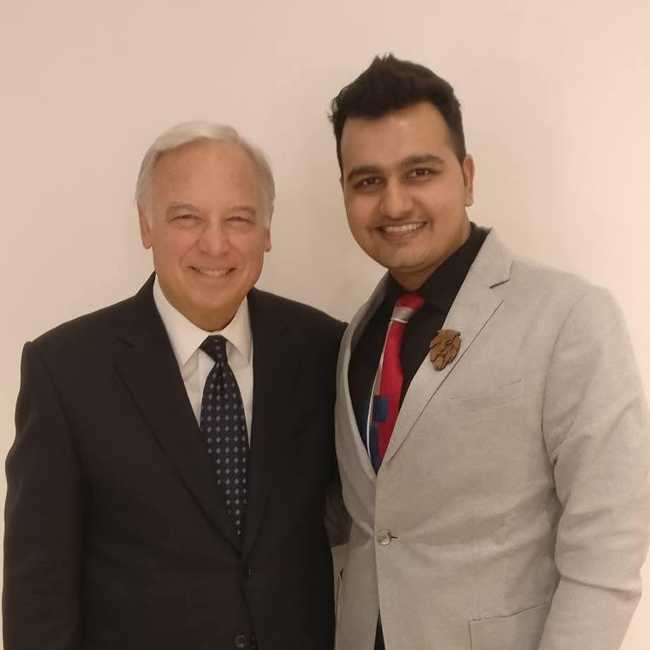 Yayati Desai with Jack Canfield