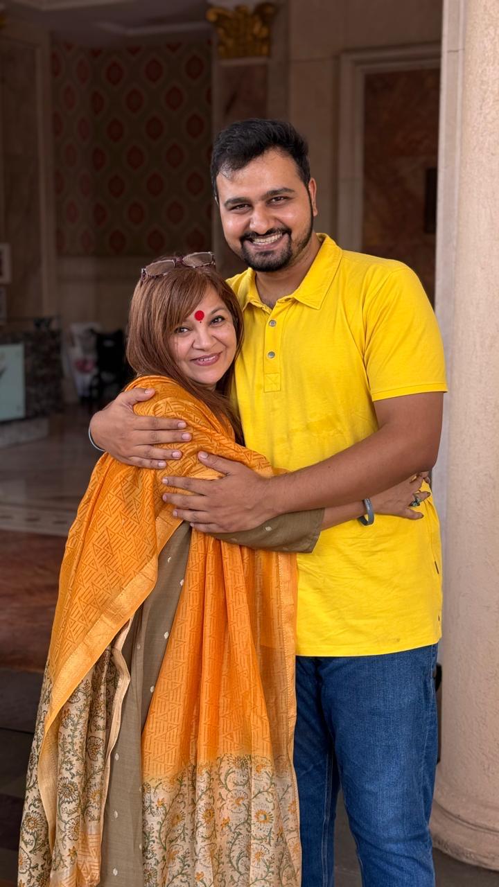 Yayati Desai with Meenal Madhukar